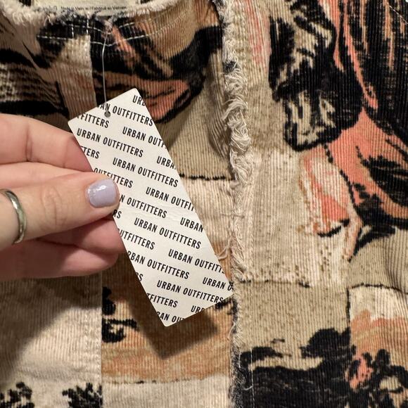 Urban Outfitters Uncut Corduroy Square Neck Dress NEW Size Large - Picture 6 of 8